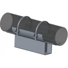 Опора неподвижная хомутовая с корпусом для тепловых сетей ТС-670.00.00 89х50х340х100 мм Серия 5.903-13 выпуск 7-95 4,8 кг