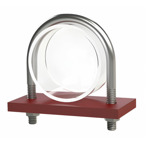 Опора неподвижная хомутовая бескорпусная для тепловых сетей исп. А 09Г2С 25 мм ОСТ 36-146-88 0,1 кг