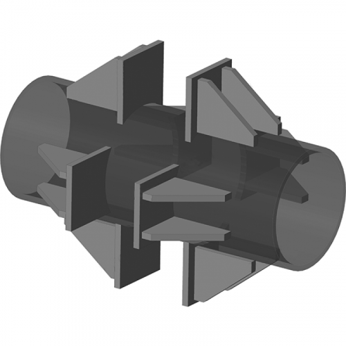 Опора неподвижная четырехупорная для тепловых сетей ТС-661.00.00 530х200х226х770 мм Серия 5.903-13 выпуск 7-95 64,6 кг