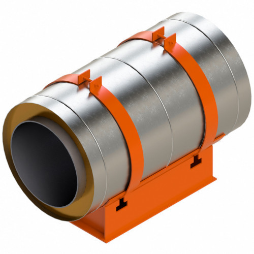 Опора скользящая хомутовая ТС-626.000 273х180х100 мм Серия 5.903-13 выпуск 8-95 17,6 кг