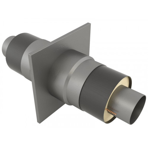 Опора неподвижная щитовая в оцинкованной ППУ изоляции для тепловых сетей 09Г2С 1220х1375х1600х2000 мм ГОСТ 30732-2006