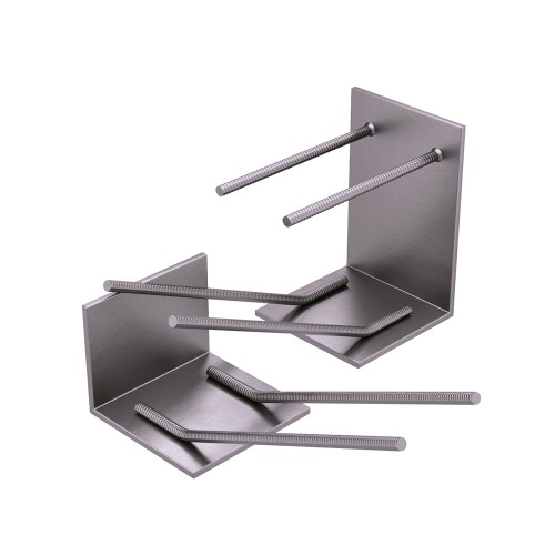 Закладная деталь для железобетонных конструкций оцинкованная МН110-5 250х180х35 мм Серия 1.400-15 Выпуск 1